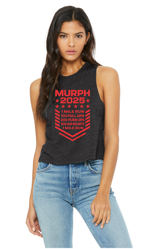MURPH 2025 Bella + Canvas Women's Racerback Cropped Tank / 6682