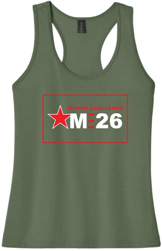 MURPH 2026 Gildan Softstyle Women's CVC Racerback Tank / 64220LCVVC